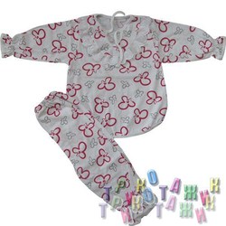 Пижама для девочки "Мальвина" с кружевом кулир цветной