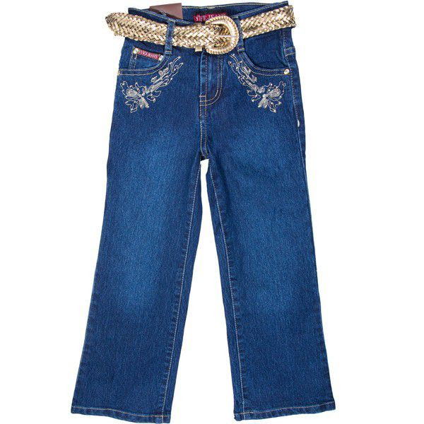 Джинсы для девочки м. 3385