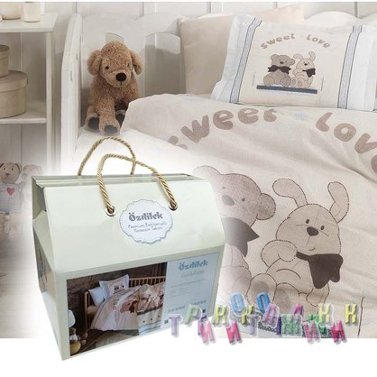 Комплект детского постельного белья Bear&Rabbit