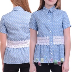 Блуза школьная Хризантема