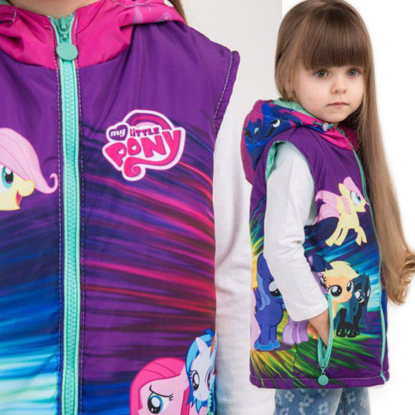 Мультяшная жилетка My little pony