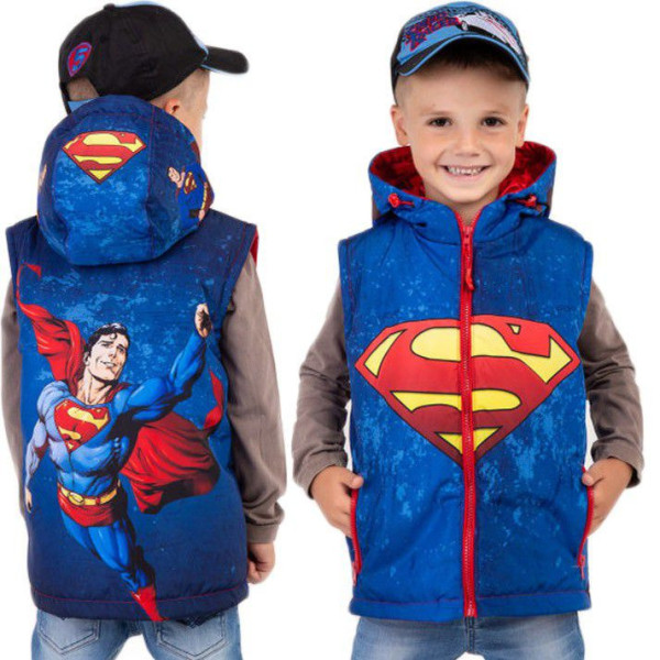 Мультяшная жилетка Superman