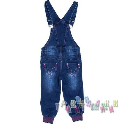 Комбинезон джинсовый для девочки м.8406 (Турция)