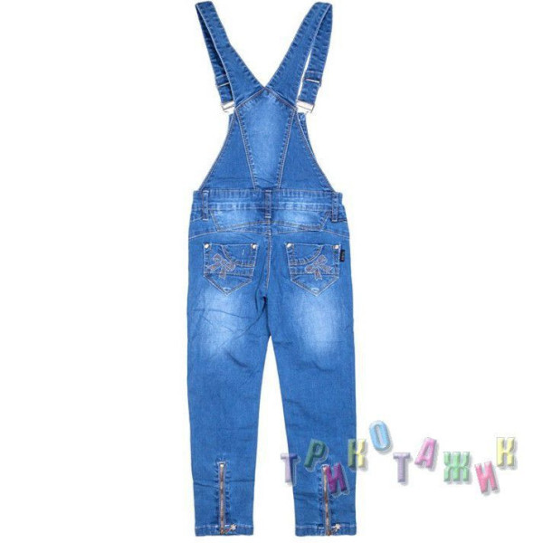 Комбинезон джинсовый для девочки м.9262 (Турция)