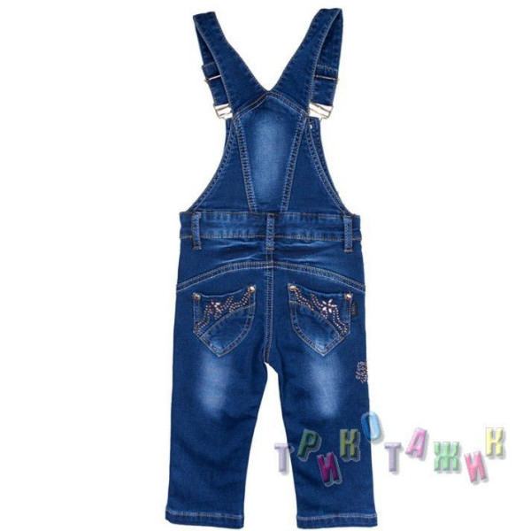 Комбинезон джинсовый для девочки м.30950 (Турция)